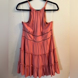 Mini peach dress